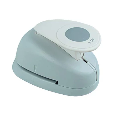 Image of Rayher 69028000 Paper Craft Punch, Circle Lever Punch for Card Making and Scrapbooking, 3.16 cm, (1 1/4 Inch)