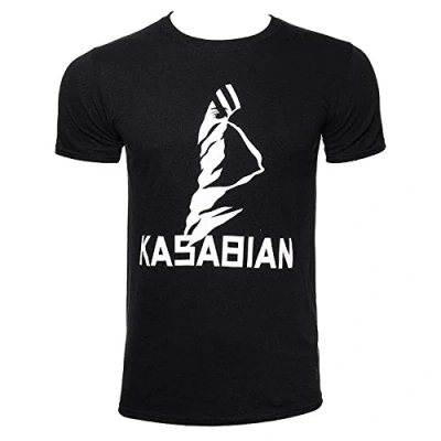 Image of Official Licensed T Shirt KASABIAN Ultra Face Black M