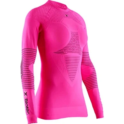Image of X Bionic Energizer 4.0 Shirt Round Neck Long Sleeves Women Baselayer Functional Sport T Neon Flamingo/Anthracite, M