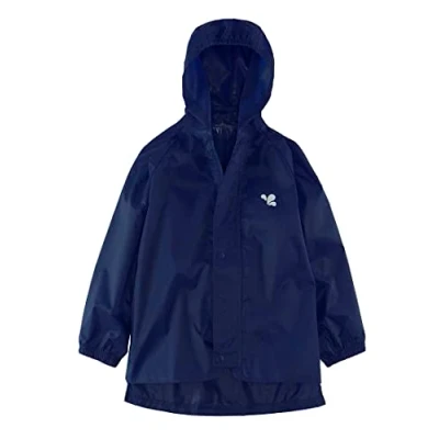 Image of Muddy Puddles Unisex Kid&#039;s Recycled Originals Waterproof Jacket, Navy Blue, 4 5 Years