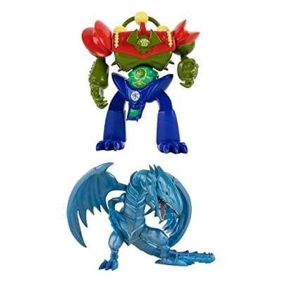 Image of Super Impulse 5502B Yu Gi Oh Highly Detailed Articulated Figures. Set Includes 3.75 Inch Blue Eyes White Dragon and Gate Guardian
