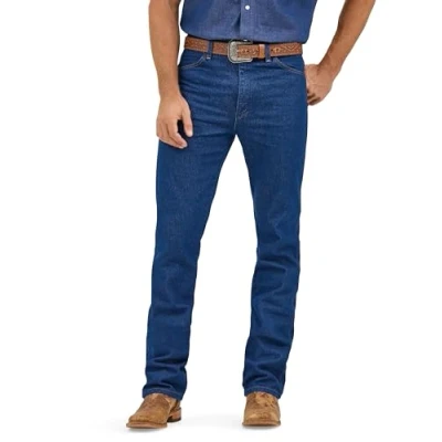 Image of Wrangler Men&#039;s Cowboy Cut Slim Fit Jean, Prewashed Indigo, 30W x 29L