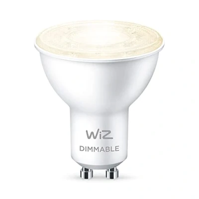 Image of WiZ Smart Bulb, Tunable White [GU10 Spot] 50W, LED Connected WiFi Works with Alexa, Google Assistant &amp; HomeKit, App Control for Home Indoor Lighting, Livingroom, Bedroom, Energy Monitoring