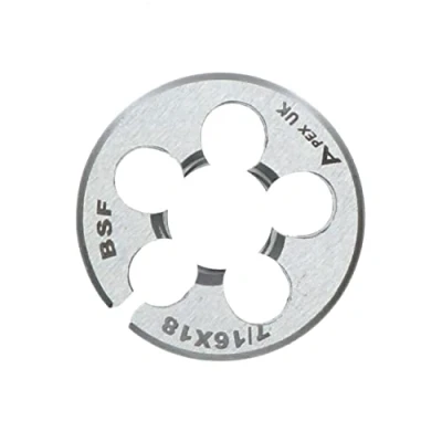 Image of 7/16&quot; x 18 BSF 25mm Circular Die 1&quot; Carbon Steel Thread Cutter British Standard Fine