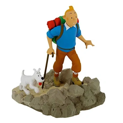 Image of Moulinsart Collectible figurine Tintin Hiker with Snowy (2020)