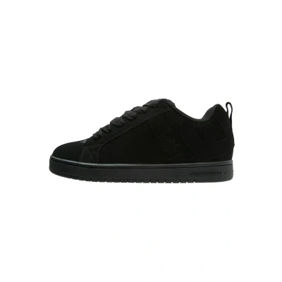 Image of DC Shoes Court Graphik Unisex Skate shoes, Size: 7.5, Black Leather and textile