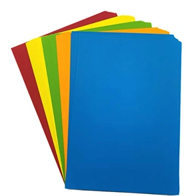 Image of DJP A4 160 GSM Card Assorted Bright Coloured Pack 100 Sheets