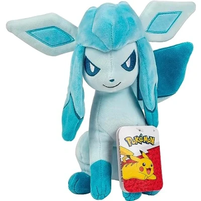Image of Pokémon Glaceon Plush 8 Inch Authentic Details Toys for Kids
