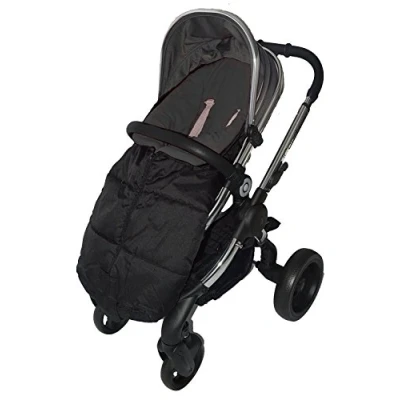 Image of Deluxe Footmuff/Cosy Toes Compatible with iCandy Strawberry Pushchair Black