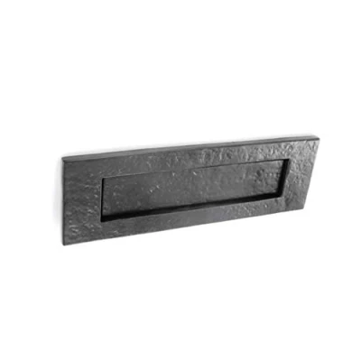 Image of 250mm Antique Black Letter Box Plate