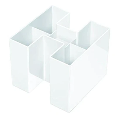 Image of HAN 17455 12, BRAVO Desk Tidy. A real eye catcher: trendy, glossy, expandable, distinctive and puristic, white