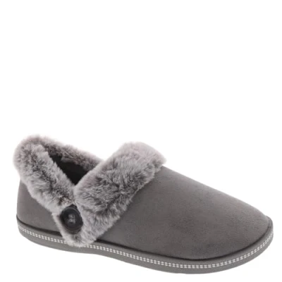 Image of Skechers COZY Campfire Slippers, Women&#039;s, Size: 6, Grey Polyester