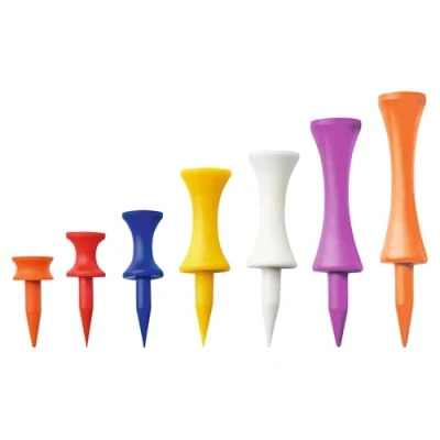 Image of LONGRIDGE Castle Golf Tees, 20 Pieces, Red