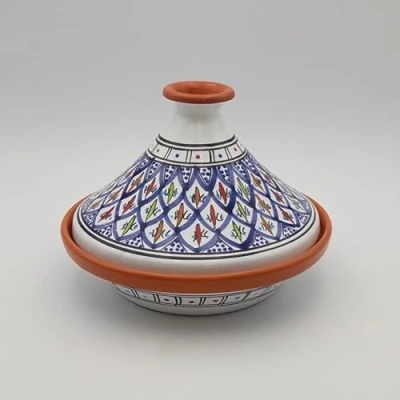 Image of YODECO Bakir Baking Tagine Blue Diameter 27 cm