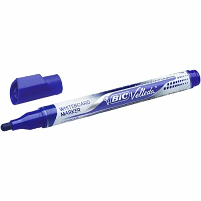 Image of BIC Velleda Pocket Whiteboard Pen Blue single