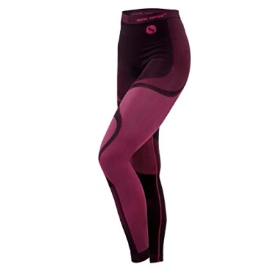 Image of Sesto Senso® Women Functional Underwear Long Johns Leggings Base Layer Bottom (M, Pink)