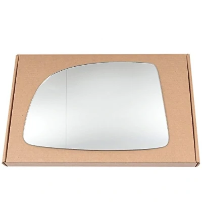Image of Less4spares Wing Mirror Glass Left Compatible with Kia Carens 2006 2012 STICK ON Passenger Near Side Blind Spot