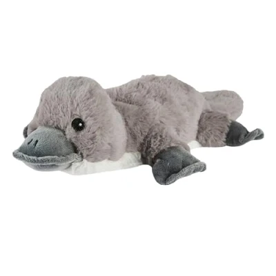 Image of Warmies Plush Platypus Microwavable, with French Lavender Scent, Hot or Cold Weighted Teddy for Relaxation and Warm Relief, Suitable Adults Children