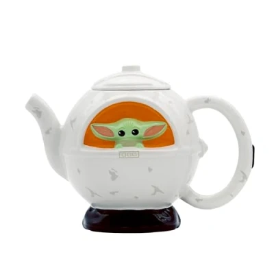 Image of ABYstyle Star Wars The Mandalorian Grogu Ceramic Premium Teapot,(ABYTAB062)
