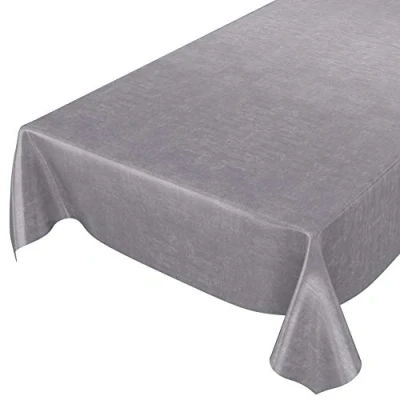 Image of ANRO Oilcloth Tablecloth Eiffel Tower Paris Love Romance 200 x 140 cm Cut Edge
