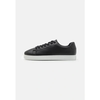 Image of Selected Homme Slhevan Trainers, Men&#039;s, Size: 8, Black Leather