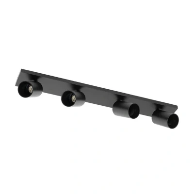 Image of Arcchio spotlight Brinja, black, 65 cm long, Ø 7 cm, 4 bulb.