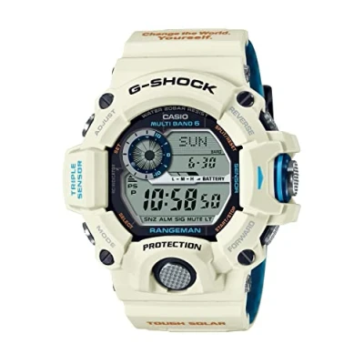 Image of Casio male G Shock Rangeman GW 9408KJ 7JR Love The Sea and Earth Limited Edition (Japan Domestic Genuine Products), White, Modern