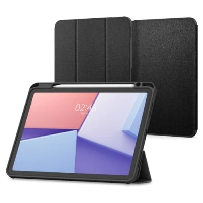 Image of Spigen Urban Fit Case Compatible with iPad Air 6th Generation 10.9 inch (2024) / 5th (2022) 4th (2020) Black