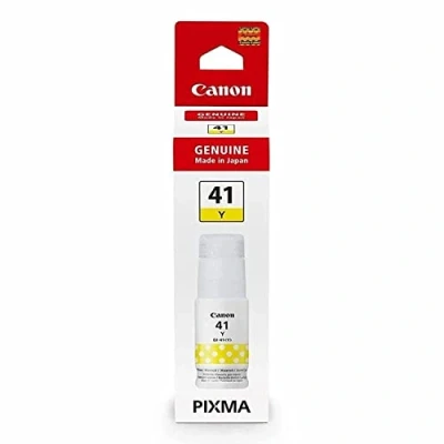 Image of Canon GI 41 Y Yellow original ink refill for PIXMA G1420, G2420, G2460, G3420, G3460