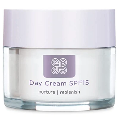 Image of Healthspan Anti Ageing Day Cream SPF15 (50ml) Combat the effects of lower oestrogen levels Phytoestrogens Hydrate &amp; Improve Skin Elasticity Reduce Lines Wrinkles Brighter Complexion