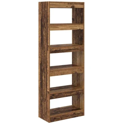 Image of vidaXL Book Cabinet Old wood 60 x 30 166 cm Engineered