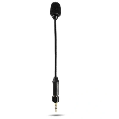 Image of Movo MV M101 Gooseneck Omnidirectional Lavalier Microphone Compatible with DJI Mic/Rode Wireless Go Series Transmitters Lapel Mic for Interviews and Content Creators (TRS 3.5mm)
