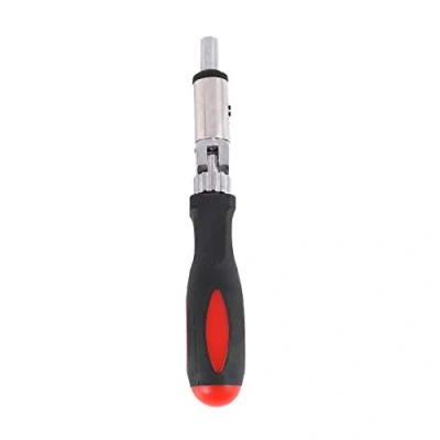Image of 0 180 Degree Multi Function Ratchet Screwdriver 1/4 Inch Inside Interface Adjustable Angles