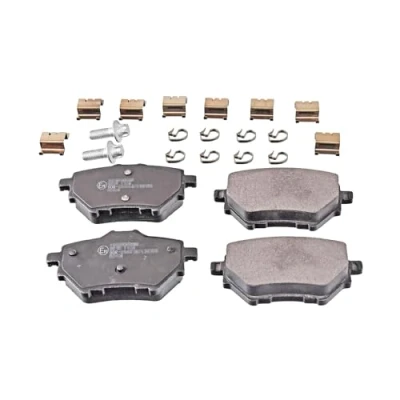 Image of 095525378, 95525378 Brake pad set BLUE PRINT ADP154213 Rear Axle with fastening material attachment PEUGEOT: 308 II Hatchback, SW 2