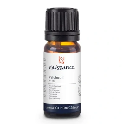 Image of Naissance Patchouli Essential Oil (no. 106) 10ml Pure, Natural, Cruelty Free, Vegan and Undiluted to for Aromatherapy &amp; Diffusers