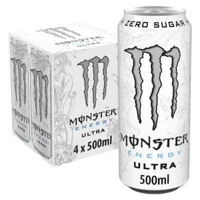 Image of Monster Ultra Energy Drink 4 x 500 ml