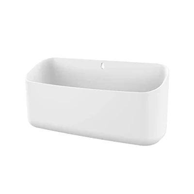 Image of MoKo Magnetic Dry Erase Marker Holder, Widen Pen Storage for School Supplies, Whiteboard, Refrigerator, Locker, Laundry Basket Lint Holder Bin Dryer, Washing Machine, White