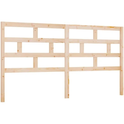 Image of vidaXL Bed Headboard 186x4x100 cm Solid Wood Pine