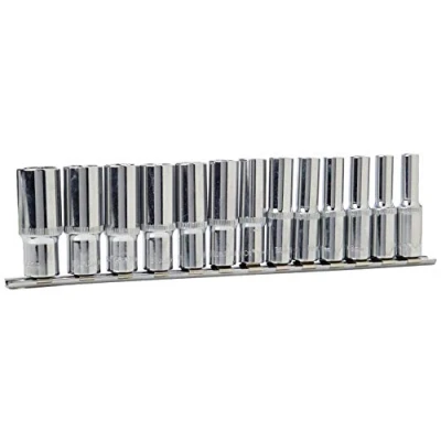 Image of Blue Spot Tools 01542 13 Piece 3/8 Inch Deep Metric Sockets