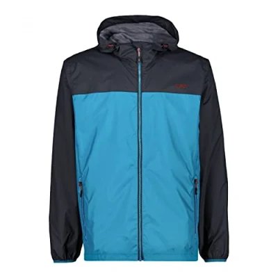 Image of CMP Man Jacket Rain Fix Hood, Danube, 50