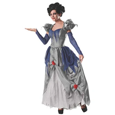 Image of Rubie&#039;s 810019STD000 Halloween SinderElla Costume For Women Black and Wine Red Generic, Multicolor, STD