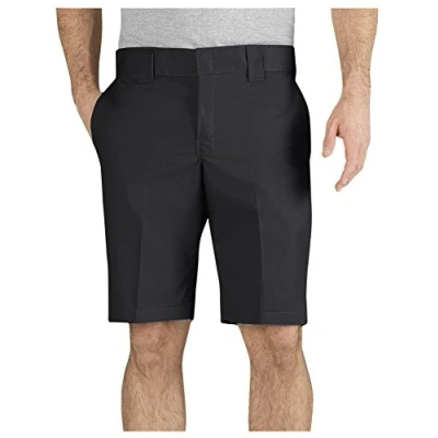 Image of Dickies Slim Fit 11 Inch Flex Work Short, Black, 32