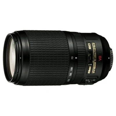 Image of Nikon Lens Nikkor AF S VR II Zoom 70 300mm f/4.5 5.6G IF ED, Black (Renewed)