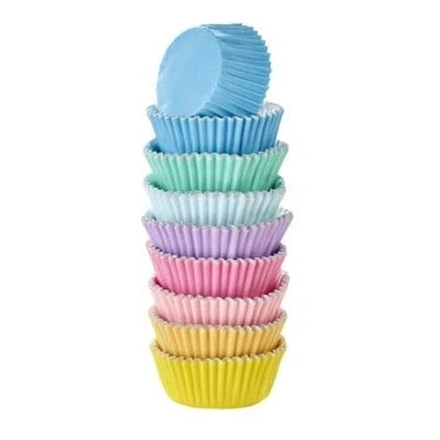 Image of 100 Lakeland Pastel Foil Lined Cupcake Cases