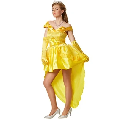Image of dressforfun Sexy Princess Belle Dress with sewn on underskirt tulle Inkl. long satin gloves (L No. 301870)