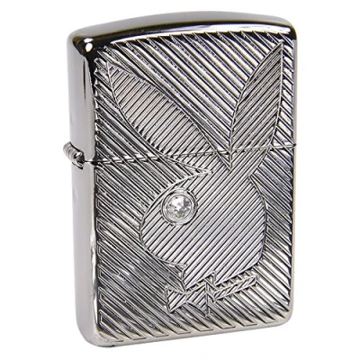 Image of Zippo Lighter, Brass, Silver, One Box