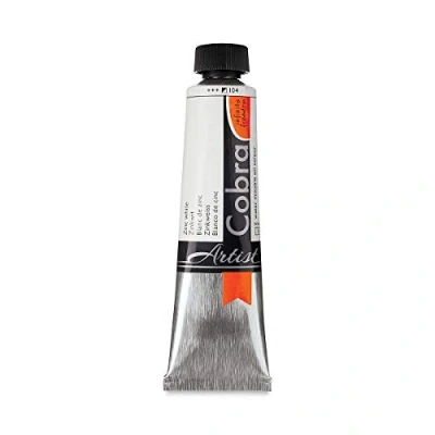 Image of Cobra Water Mixable Oil Paint 40ml Zinc White Series 1