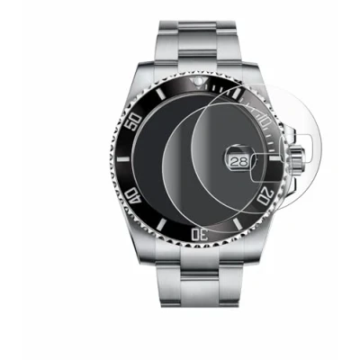 Image of brotect 3D Curved Screen Protector compatible with Rolex Submariner (Date) (2 Pack) Full Coverage
