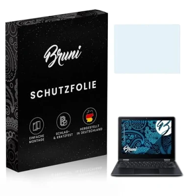 Image of Bruni Screen Protector compatible with Acer Chromebook Spin 512 Film, crystal clear Protective Film (2X)