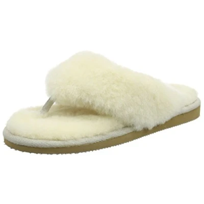 Image of Shepherd Women&#039;s Pernilla Open Back Slippers, Off White (Créme 05), 8 UK